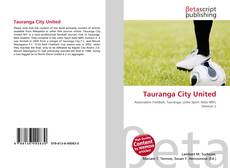 Capa do livro de Tauranga City United 