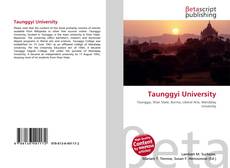 Couverture de Taunggyi University