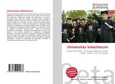 Couverture de Universitas Valachorum