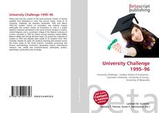Capa do livro de University Challenge 1995–96 