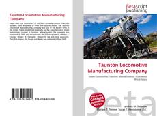 Couverture de Taunton Locomotive Manufacturing Company