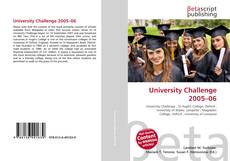 Bookcover of University Challenge 2005–06