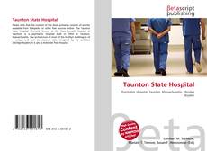 Taunton State Hospital kitap kapağı
