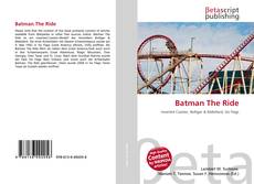 Capa do livro de Batman The Ride 
