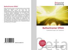Couverture de Bathochromer Effekt