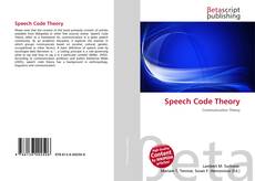 Capa do livro de Speech Code Theory 
