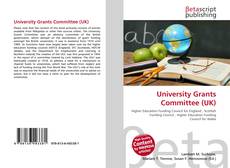 University Grants Committee (UK)的封面