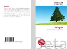 Buchcover von Analysis