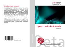 Copertina di Speed Limits in Romania