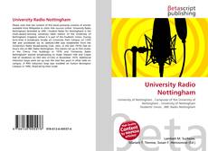 Copertina di University Radio Nottingham