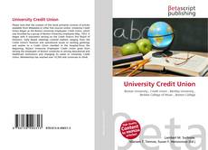 Copertina di University Credit Union