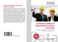 Copertina di University College of Engineering, Osmania University