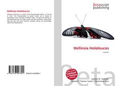 Buchcover von Hellinsia Hololeucos