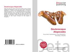 Copertina di Deuterocopus Alopecodes