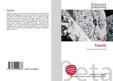 Taurini kitap kapağı
