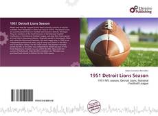 Portada del libro de 1951 Detroit Lions Season