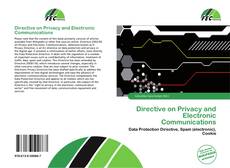 Bookcover of Directive on Privacy and Electronic Communications