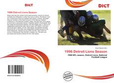 Couverture de 1996 Detroit Lions Season