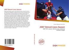 Bookcover of 2007 Detroit Lions Season