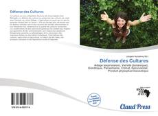 Portada del libro de Défense des Cultures