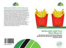 McDonald's USA First Store Museum kitap kapağı
