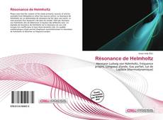 Copertina di Résonance de Helmholtz