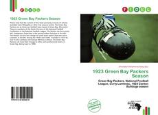 Capa do livro de 1923 Green Bay Packers Season 