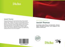 Copertina di Josiah Thomas