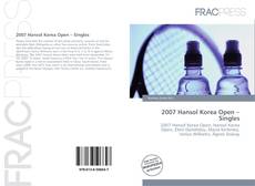 Portada del libro de 2007 Hansol Korea Open – Singles