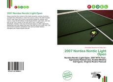 Buchcover von 2007 Nordea Nordic Light Open