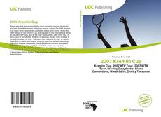 Bookcover of 2007 Kremlin Cup