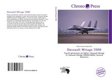 Bookcover of Dassault Mirage 2000