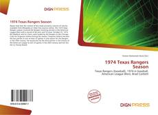 1974 Texas Rangers Season的封面