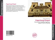 Buchcover von Fagerhaug Chapel