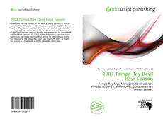 Bookcover of 2003 Tampa Bay Devil Rays Season