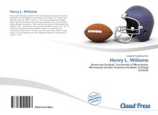 Bookcover of Henry L. Williams