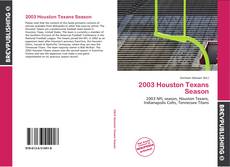 Обложка 2003 Houston Texans Season