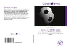 Portada del libro de Leonardo Rodríguez