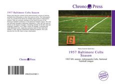 Capa do livro de 1957 Baltimore Colts Season 