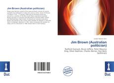 Buchcover von Jim Brown (Australian politician)