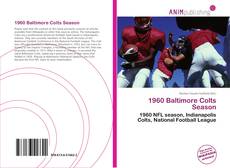 Capa do livro de 1960 Baltimore Colts Season 