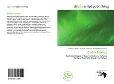 Bookcover of Colin Carige
