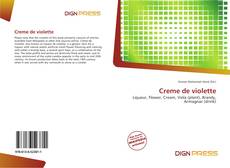 Bookcover of Creme de violette