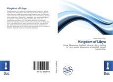 Bookcover of Kingdom of Libya