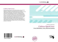 Bookcover of Caldera OpenLinux