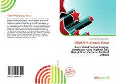 1959 VFL Grand Final的封面