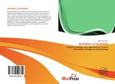 Buchcover von Aviation (cocktail)