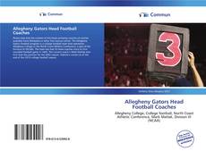 Capa do livro de Allegheny Gators Head Football Coaches 