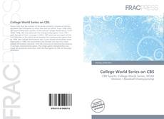 Portada del libro de College World Series on CBS