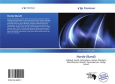 Capa do livro de Horde (Band) 